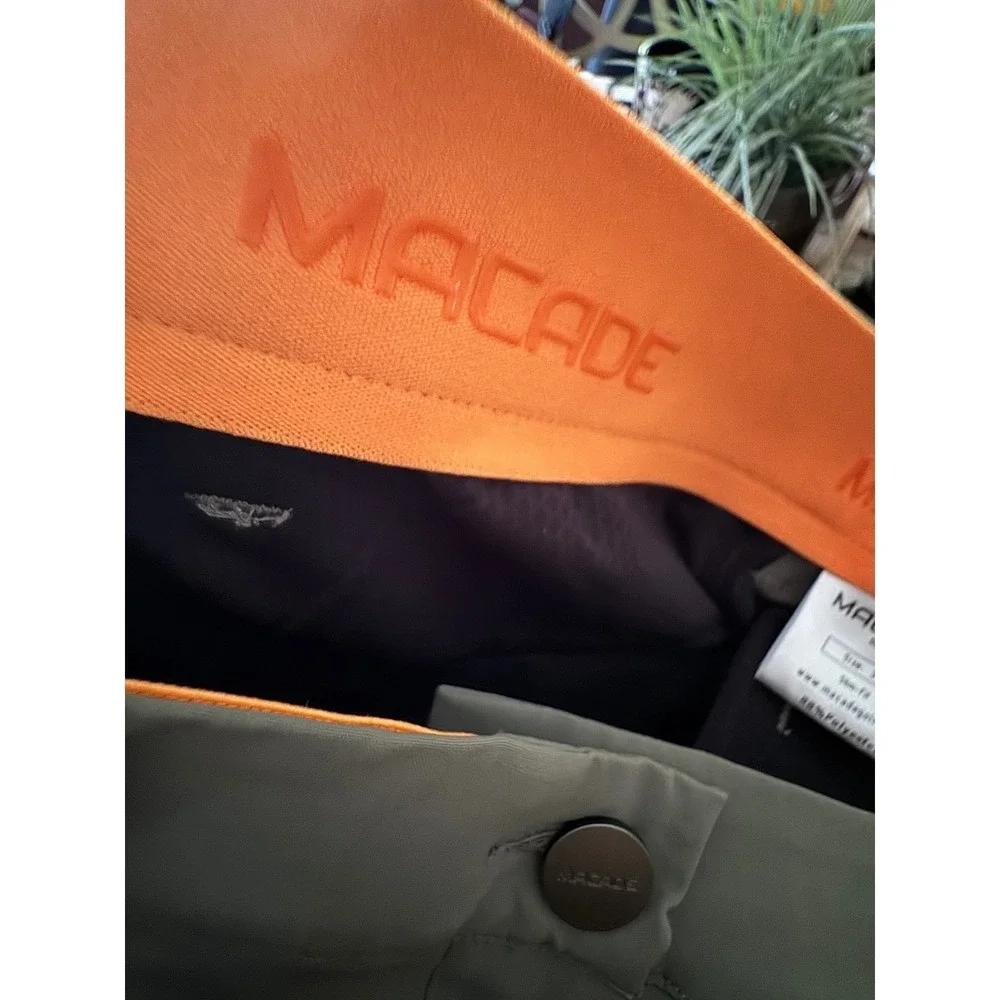 Macade Golf Slim Fit Four-Way Stretch Joggers Olive  Pants Sage Green 34S NWT‎